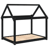 Vidaxl Dog Basket 111x80x100 cm Pine solide noir