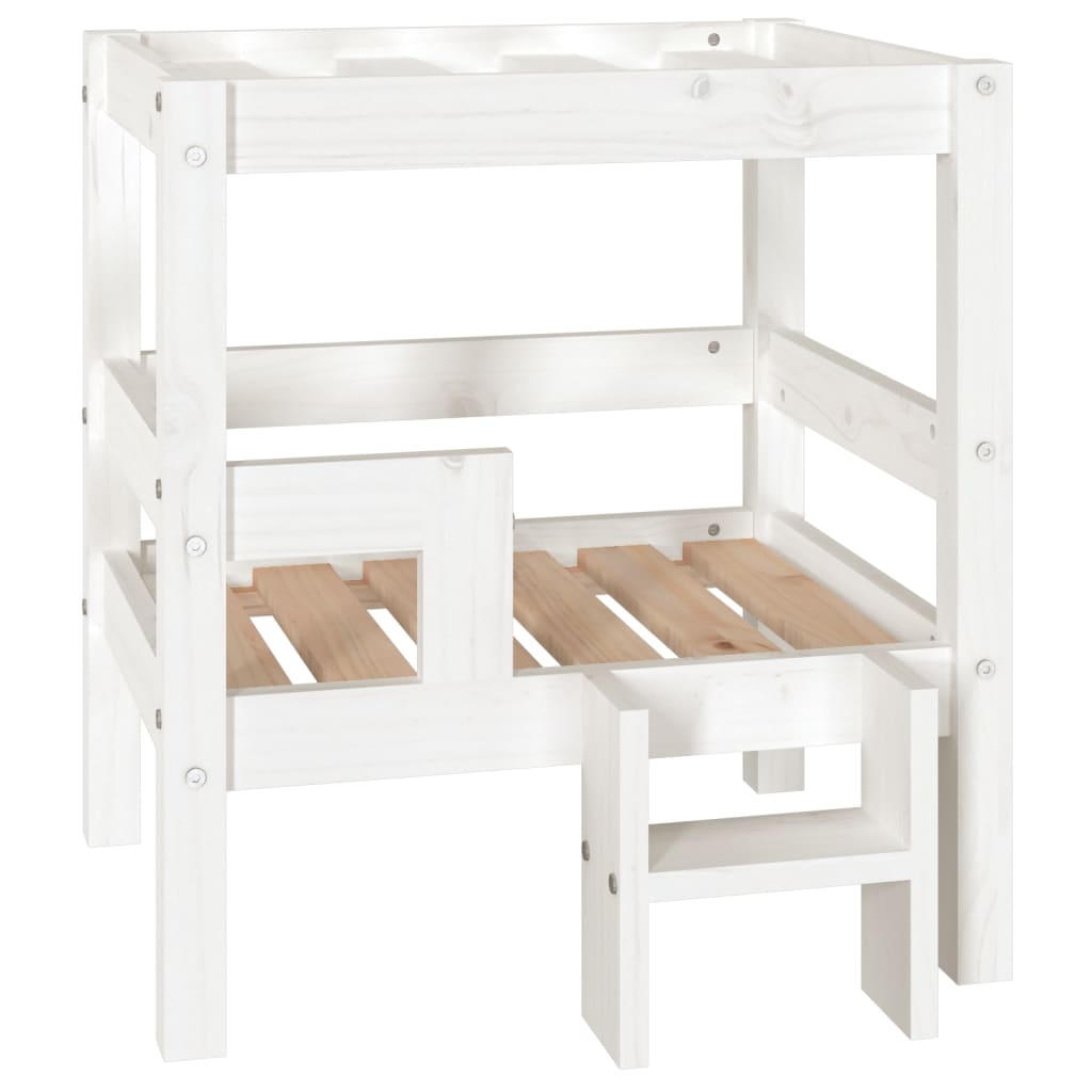 Vidaxl Dog Kuerf 55.5x53,5x60 cm folitesch Pinienwoch