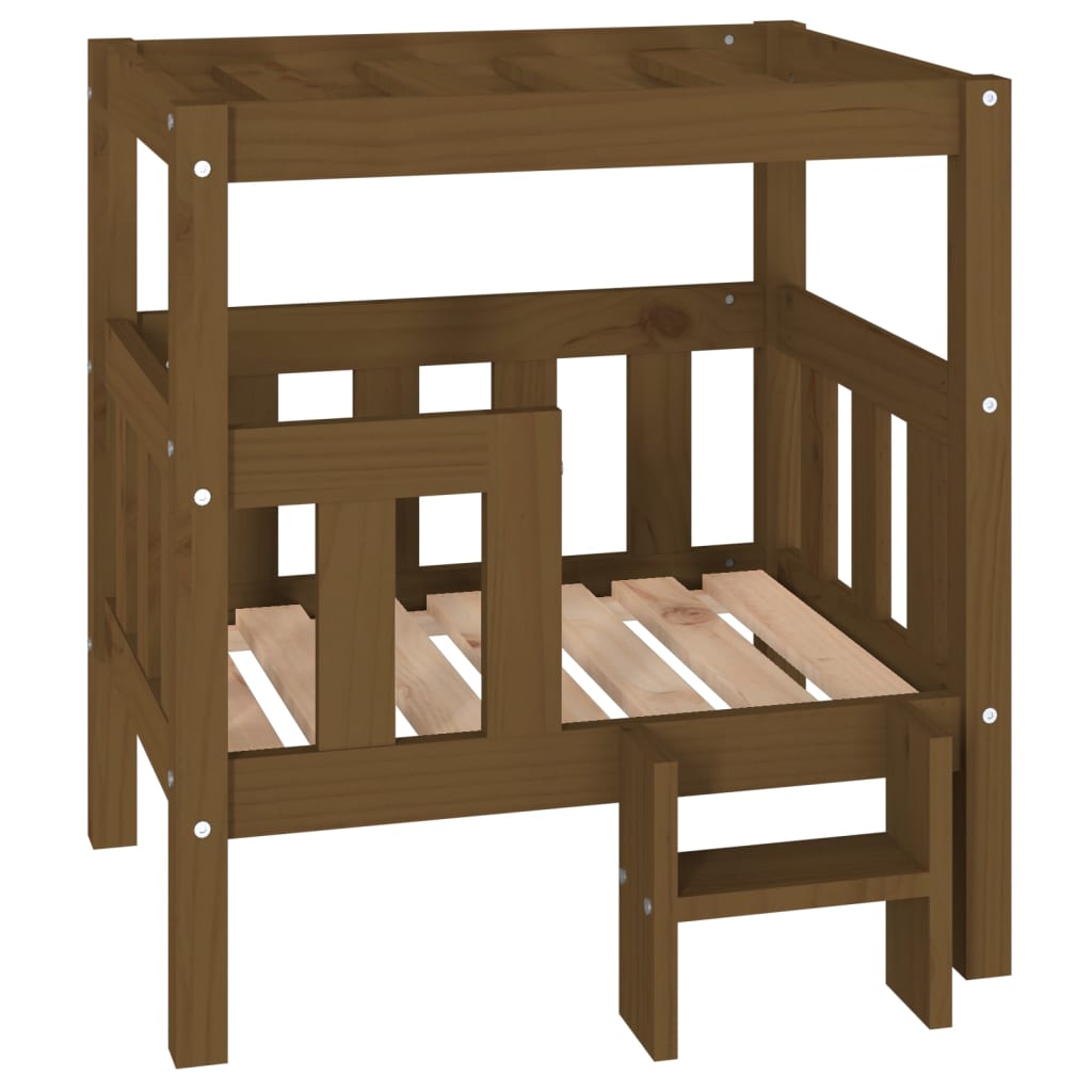 Vidaxl Hond Kuerf 65.5x43x70 cm falen Däiwel Hunneg brong