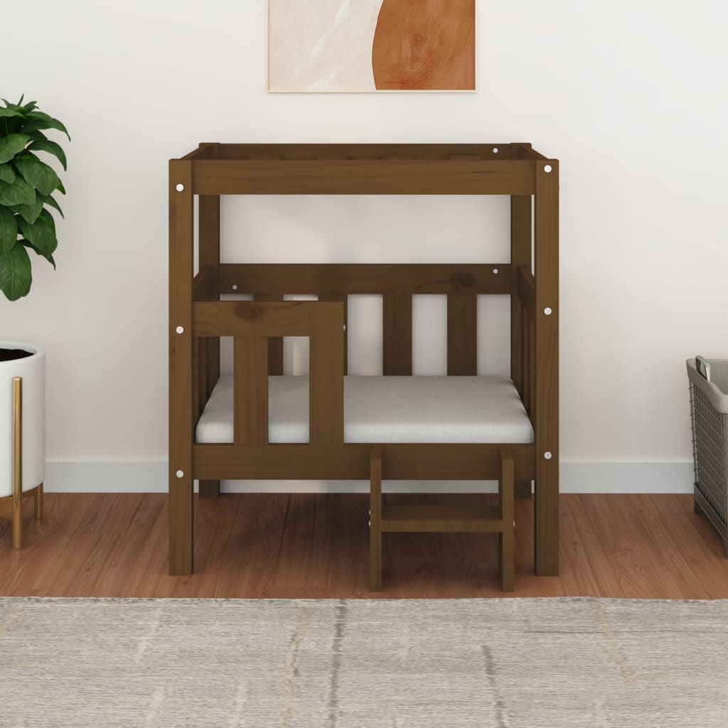 Vidaxl Hond Kuerf 65.5x43x70 cm falen Däiwel Hunneg brong
