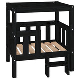 Vidaxl Hond Kuerf 65.5x43x70 cm falen Black