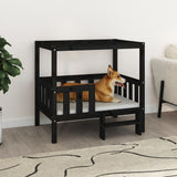 Vidaxl hundkorg 95.5x73.5x90 cm solid tall svart