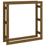 Vidaxl Kamin 100x25x100 cm Festkiefer Honigbraun