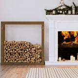 Vidaxl Kamin 100x25x100 cm Festkiefer Honigbraun