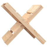 VidaXL wood block holder 47x39.5x48 cm Solid pine
