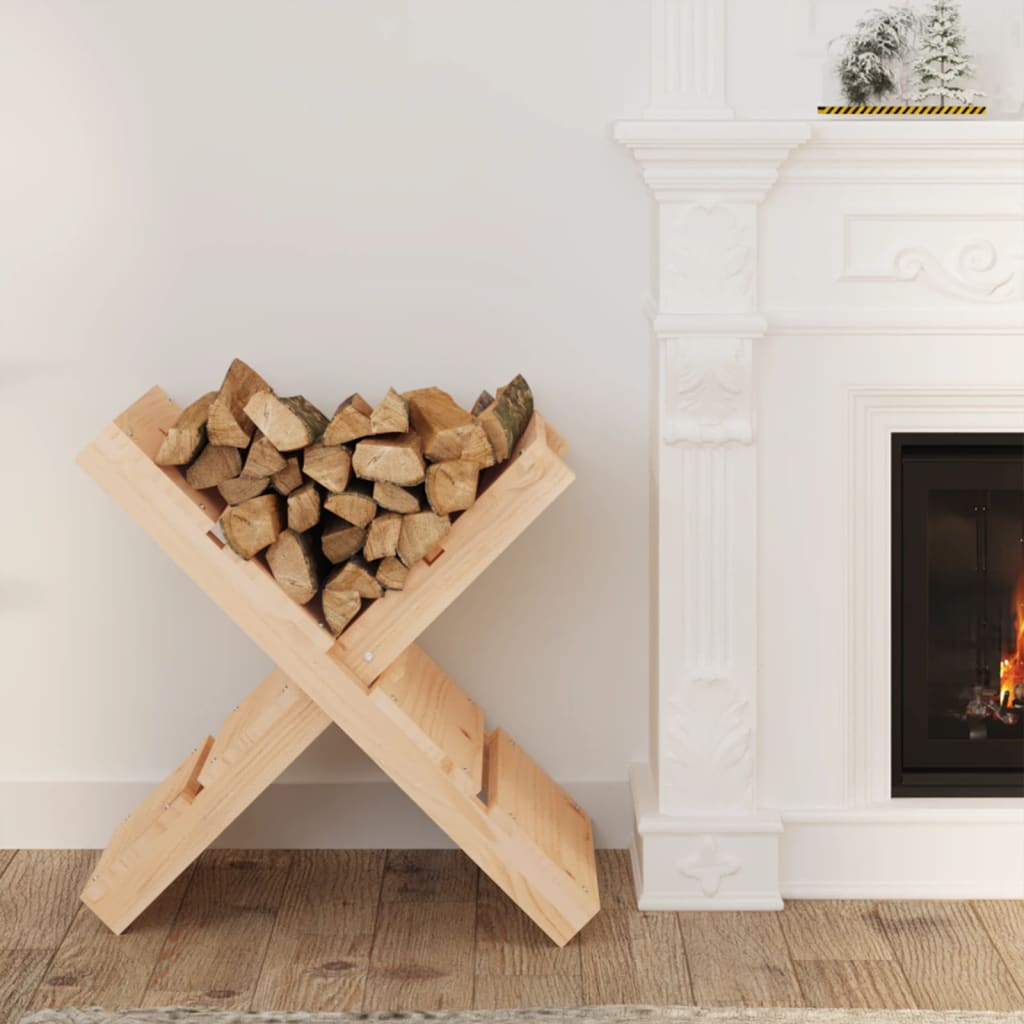 VidaXL wood block holder 47x39.5x48 cm Solid pine