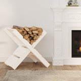 Porta a blocchi in legno Vidaxl 47x39.5x48 cm Pino solido bianco