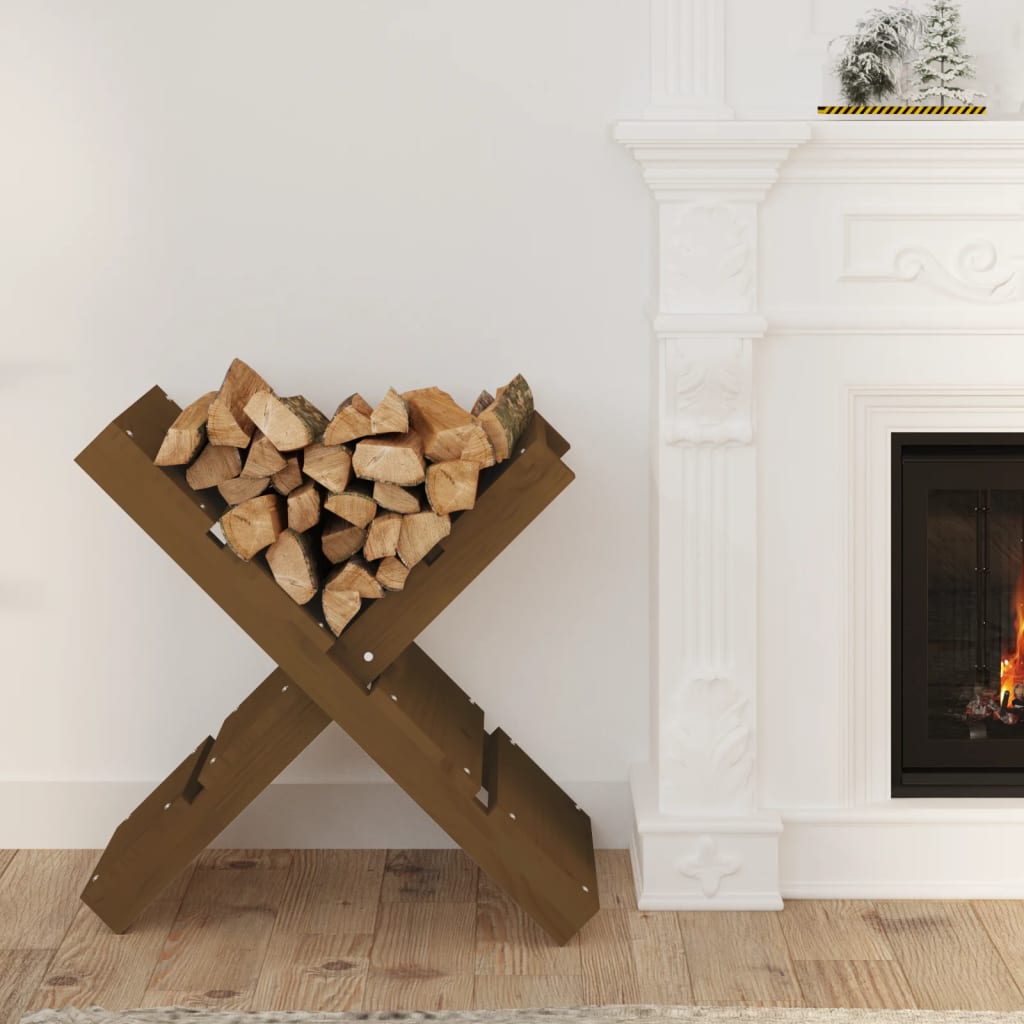 Supporto Vidaxl Houtblock 47x39.5x48 cm Miele di pino solido marrone