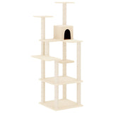 Vidaxl Cat Furniture avec Sisal Scratch Posts 153 cm Crème -Colored
