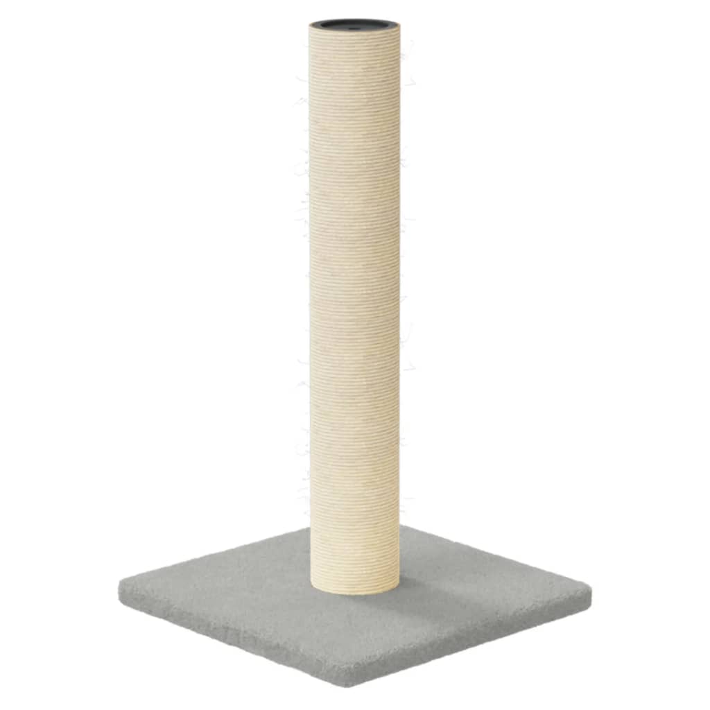 Vidaxl poškrábání post 22x22x45 cm světle šedá