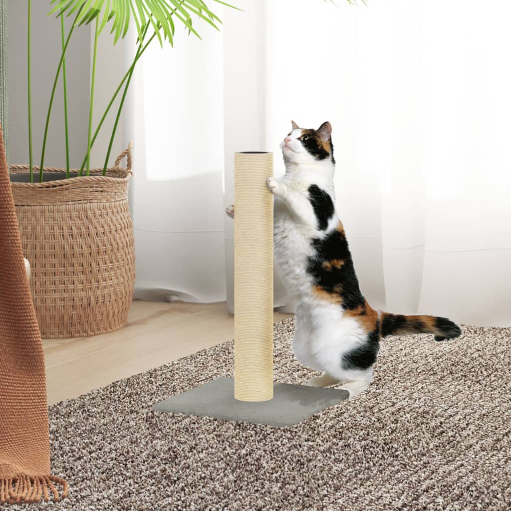 Vidaxl scratching post 22x22x45 cm light gray
