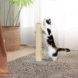 Vidaxl scratching post 22x22x45 cm light gray