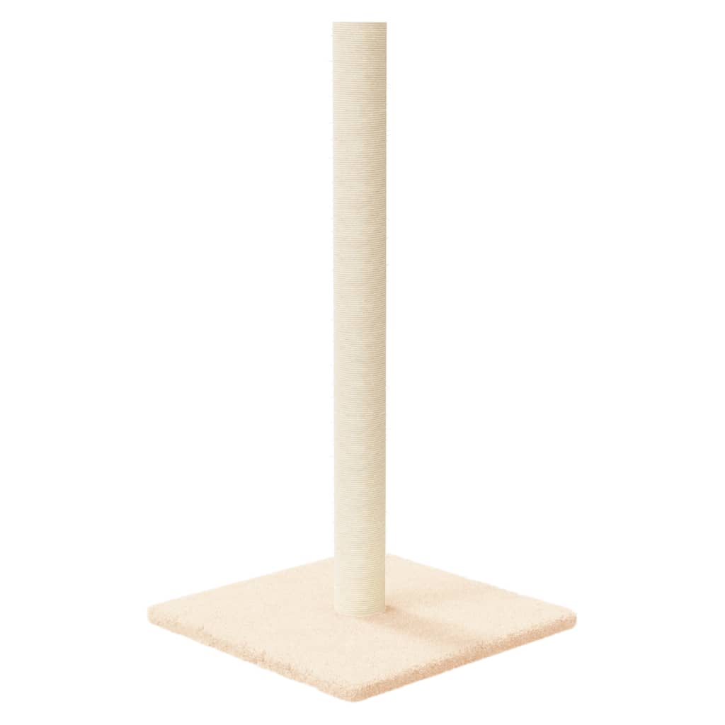 Vidaxl scratching post 35x35x70 cm cream -colored