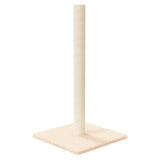 Vidaxl scratching post 35x35x70 cm cream -colored