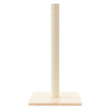Vidaxl scratching post 35x35x70 cm cream -colored