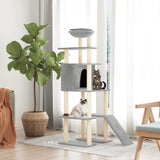 Vidaxl Cat Miwwelen mat Sisal kraazt Posts 166 cm Liicht gro