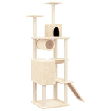 Vidaxl Cat Furniture With Sisal scratching posts 168 cm cream -colored