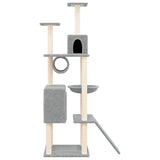 Vidaxl Cat Miwwelen mat Sisal Scratching Posts 168 cm Liicht