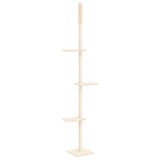 Vidaxl Cat møbler gulv til loft 267,5-297,5 cm cremefarvet