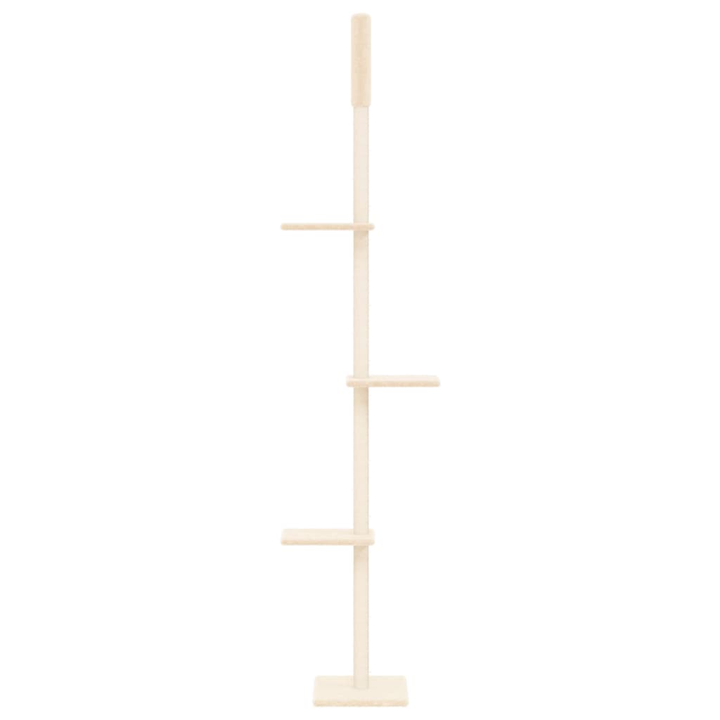 Vidaxl Cat møbler gulv til loft 267,5-297,5 cm cremefarvet