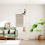 Vidaxl Cat møbler gulv til loft 267,5-297,5 cm cremefarvet