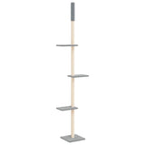 Vidaxl cat furniture floor to ceiling 267.5-297.5 cm light gray