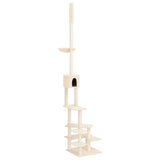 VidaXL Cat furniture floor to ceiling 268.5-294.5 cm cream-colored