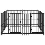 Vidaxl Hond Kennel fir ausserhalb 3,75 m² Stol