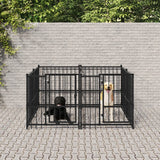 Vidaxl Hond Kennel fir ausserhalb 3,75 m² Stol