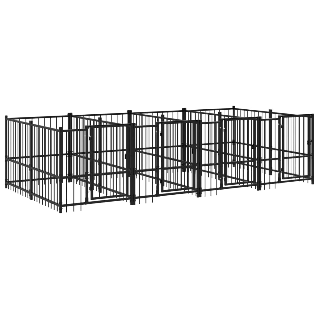 Vidaxl Hond Kennel fir ausserhalb 7.51 m² Stol