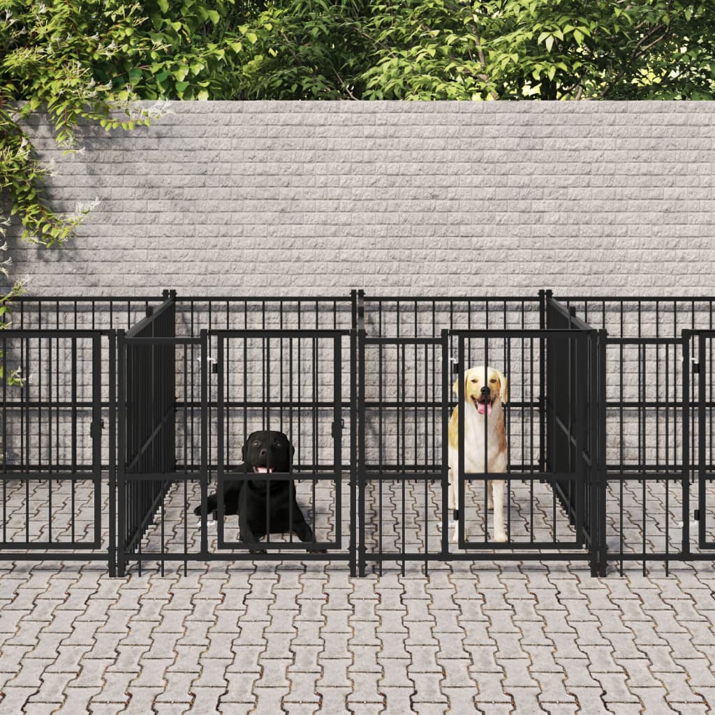 Vidaxl Hond Kennel fir ausserhalb 7.51 m² Stol