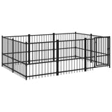 Vidaxl Hond Kennel fir ausserhalb 5.63 m² Stol