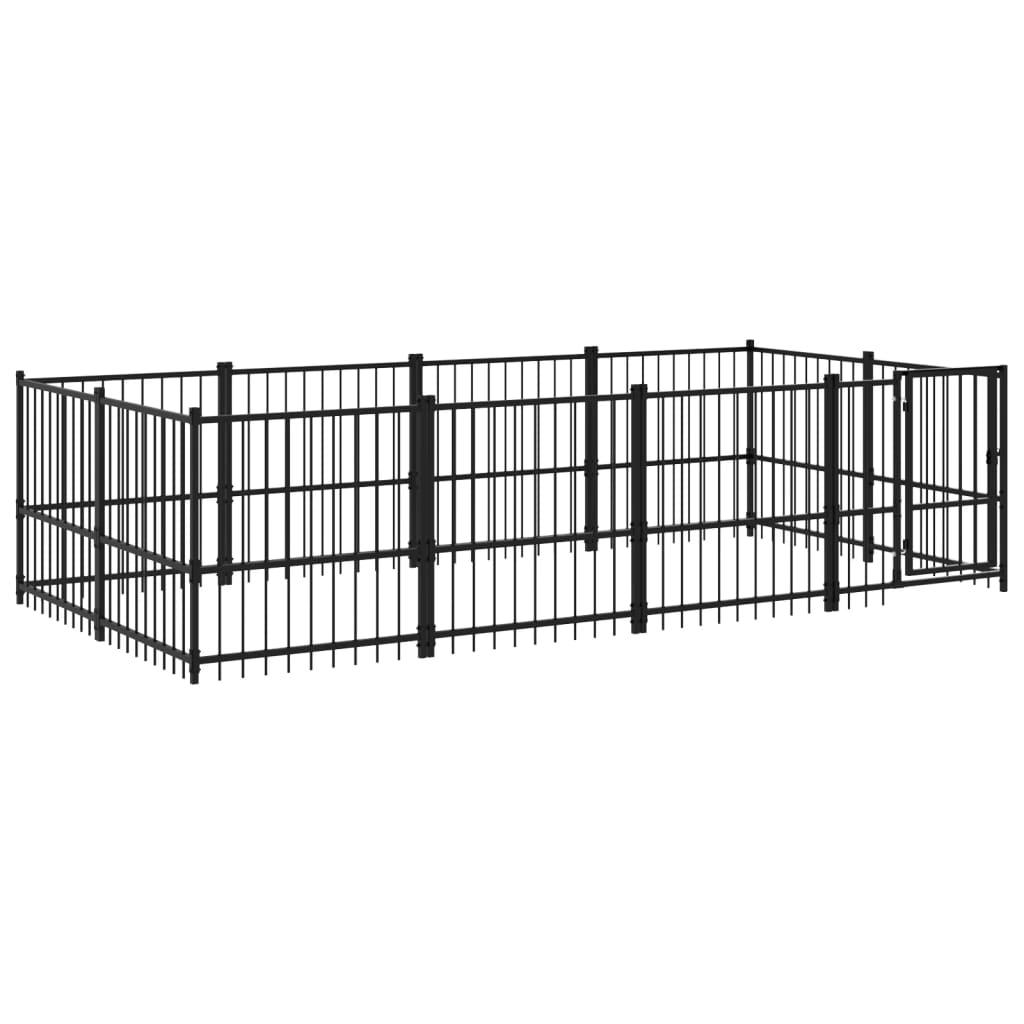 Vidaxl Hond Kennel fir ausserhalb 7.51 m² Stol