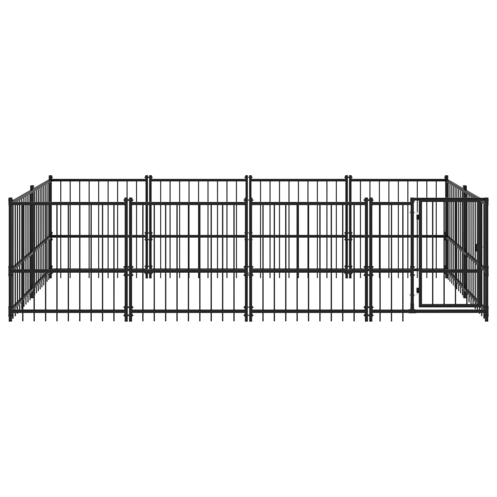 Vidaxl Hond Kennel fir ausserhalb 7.51 m² Stol
