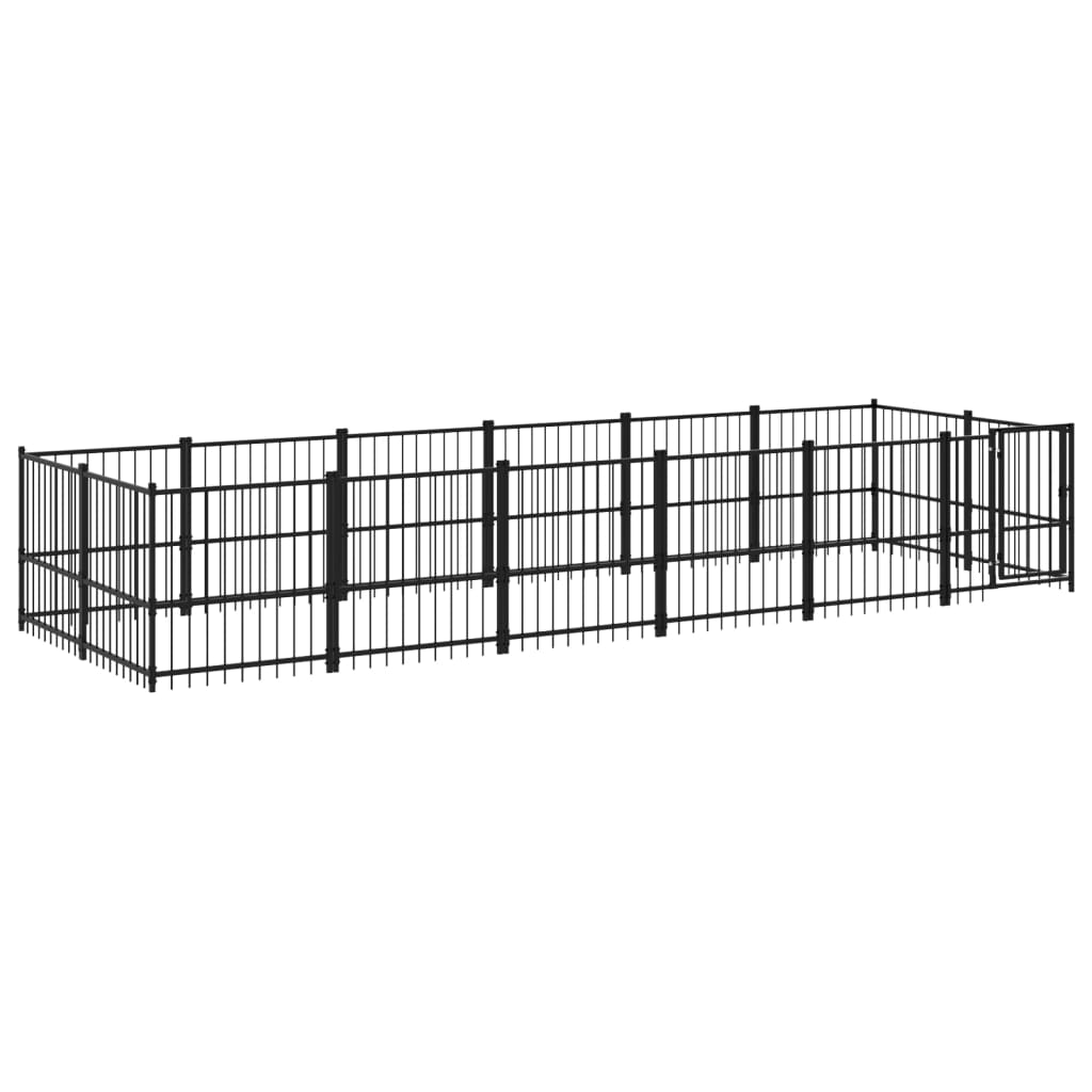 Vidaxl Hond Kennel fir dobausse 11.26 m² Stol