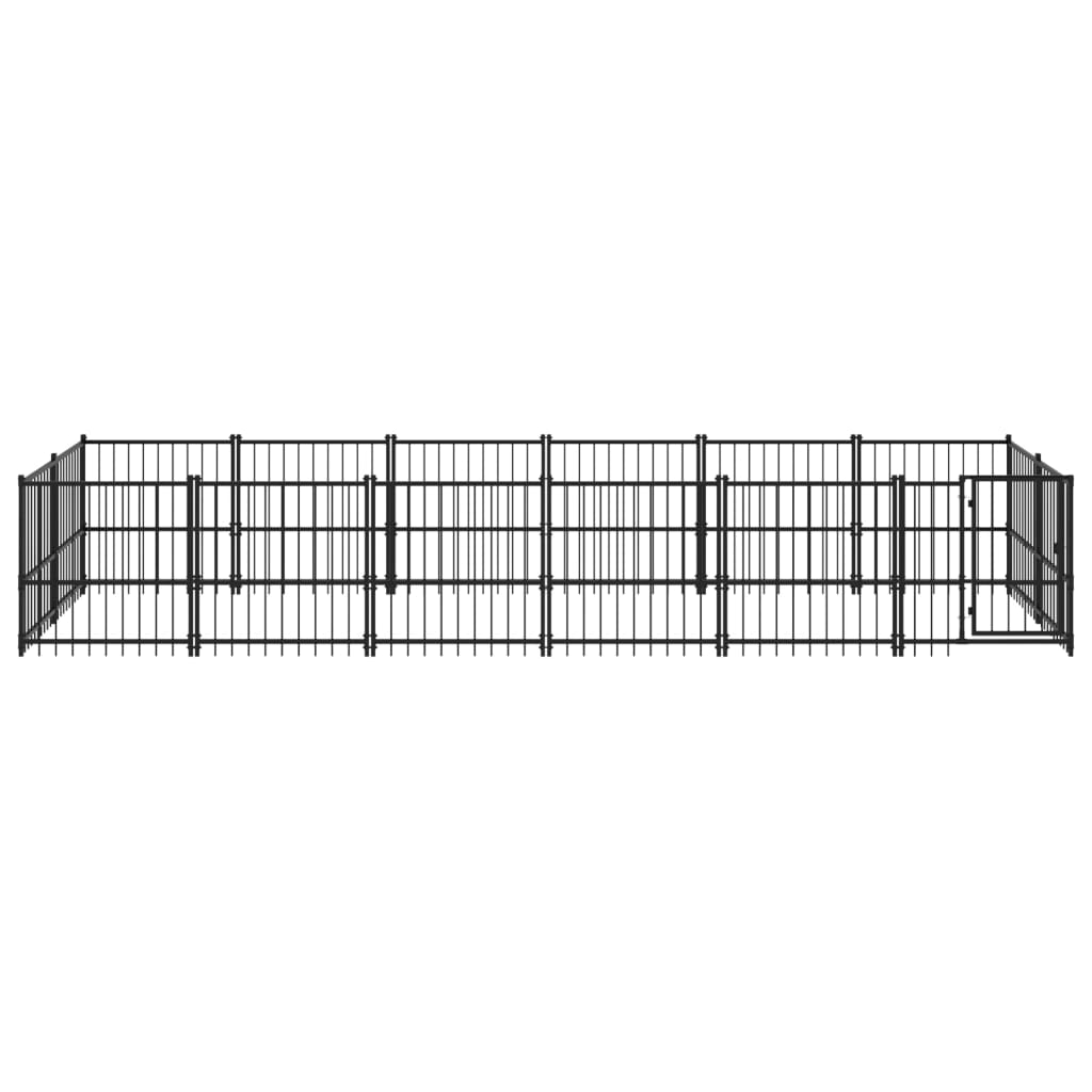 Vidaxl Hond Kennel fir dobausse 11.26 m² Stol