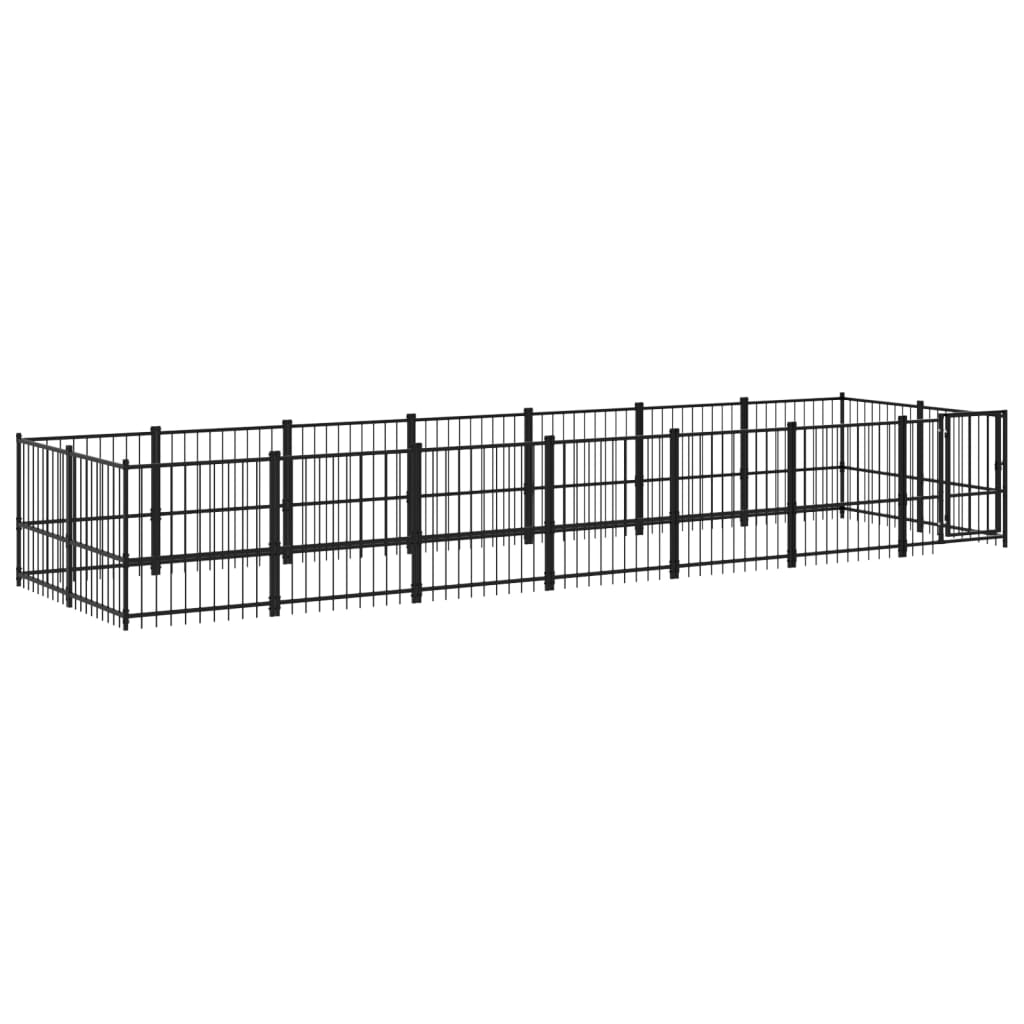 Vidaxl Hond Kennel fir ausserhalb 13.14 m² Stol