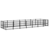 Vidaxl Hond Kennel fir ausserhalb 13.14 m² Stol