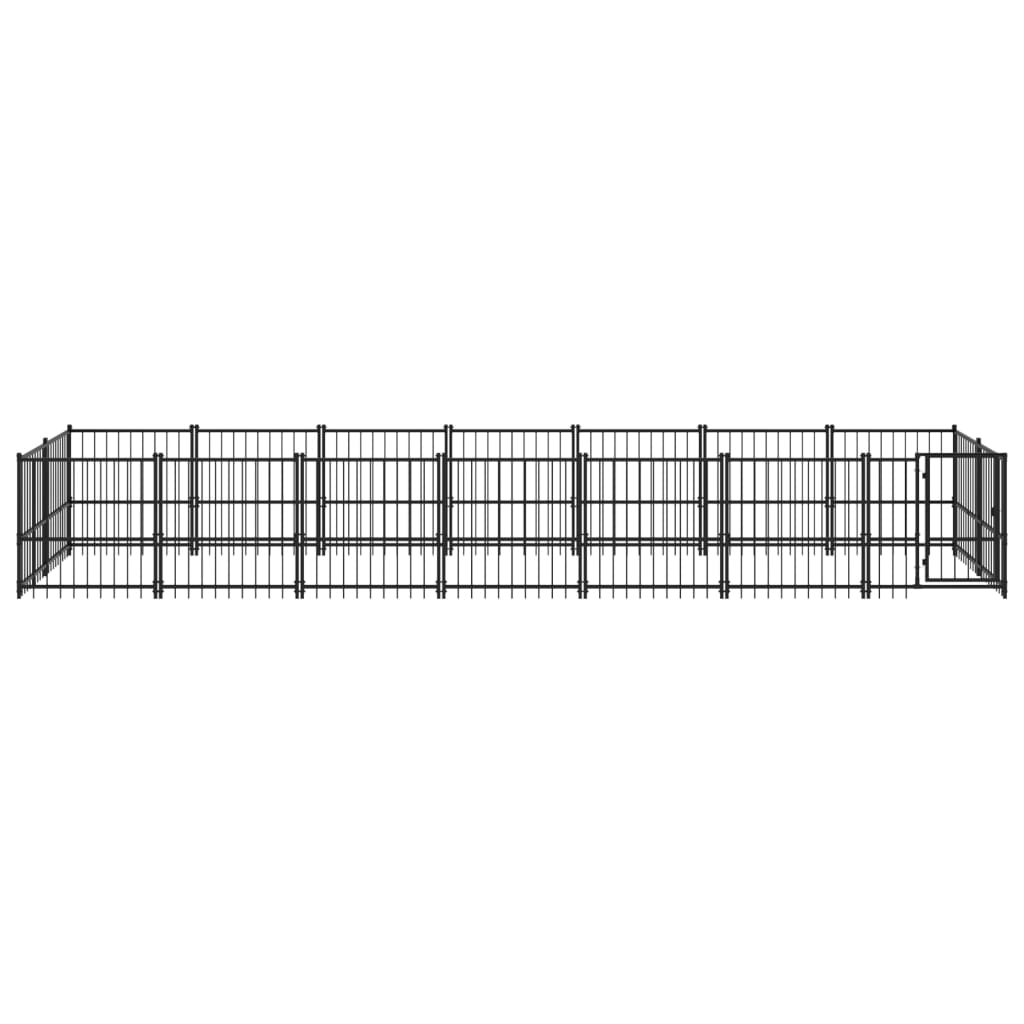 Vidaxl Hond Kennel fir ausserhalb 13.14 m² Stol