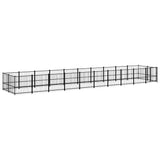 Vidaxl Hond Kennel fir ausserhalb 18,77 m² Stol