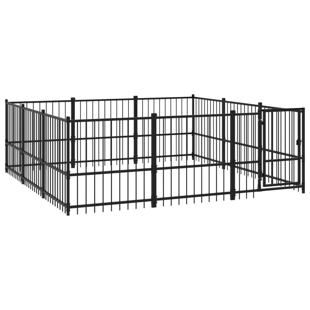 Vidaxl Hond Kennel fir ausserhalb 8,47 m² Stol