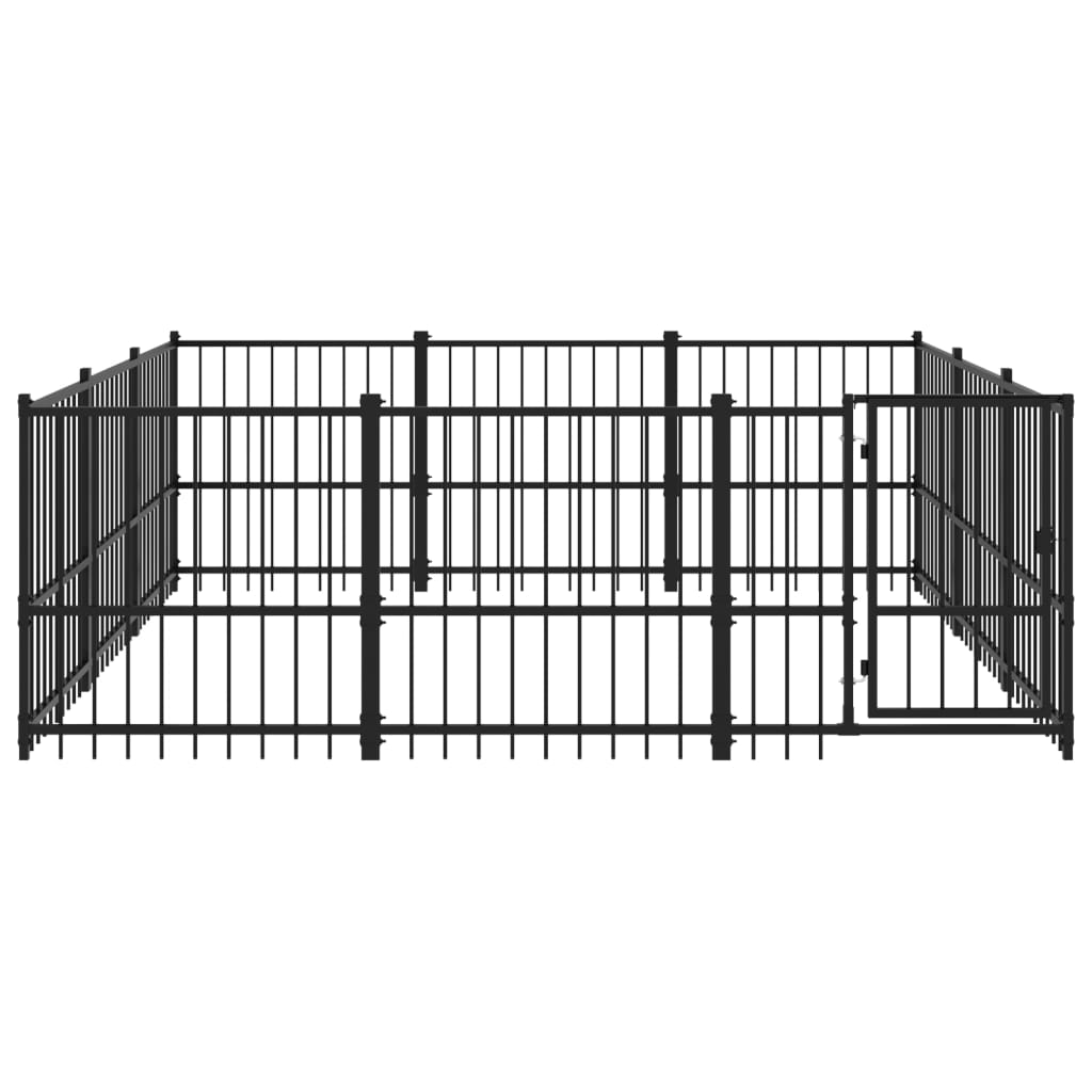 Vidaxl Hond Kennel fir ausserhalb 8,47 m² Stol