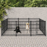 Vidaxl Hond Kennel fir ausserhalb 8,47 m² Stol