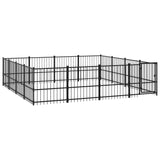 Vidaxl Hond Kennel fir dobausse 15,05 m² Stol