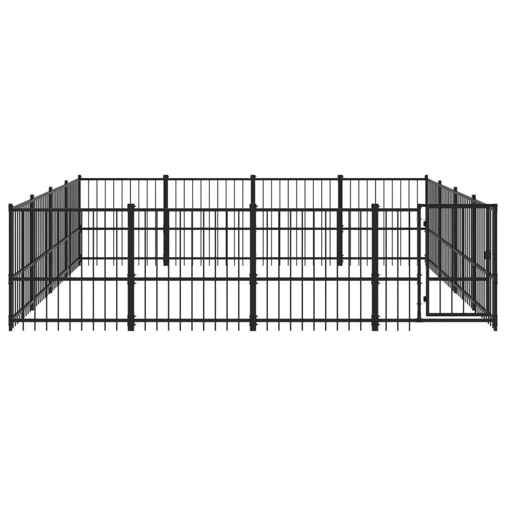Vidaxl Hond Kennel fir dobausse 15,05 m² Stol
