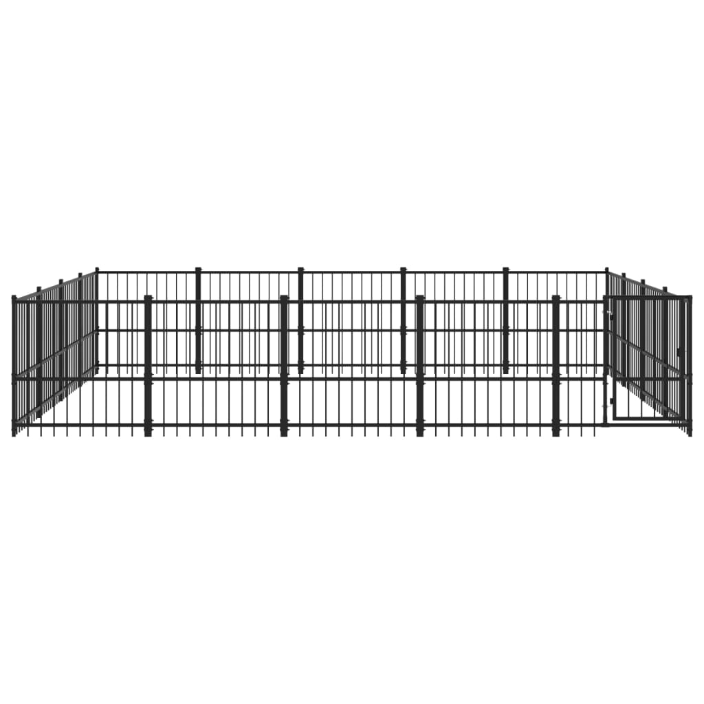 Vidaxl Hond Kennel fir dobausse 18.82 m² Stol