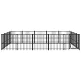 Vidaxl Hond Kennel fir dobausse 18.82 m² Stol
