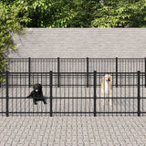 Vidaxl Hond Kennel fir dobausse 18.82 m² Stol