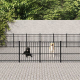 Vidaxl Hond Kennel fir ausserhalb 32,93 m²stel
