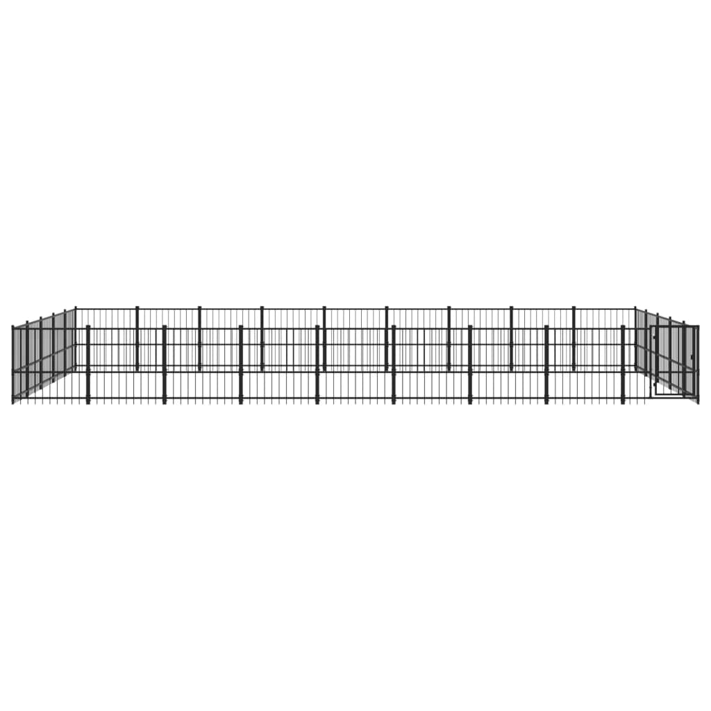 Vidaxl Hond Kennel fir ausserhalb 42,34 m²stel